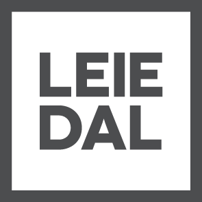 logo LEIEDAL - 25x25mm - 80BLACK